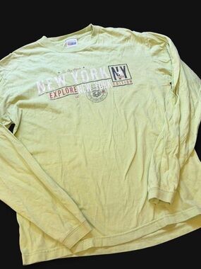New York Explore Long-Sleeve Shirt - Light Yellow